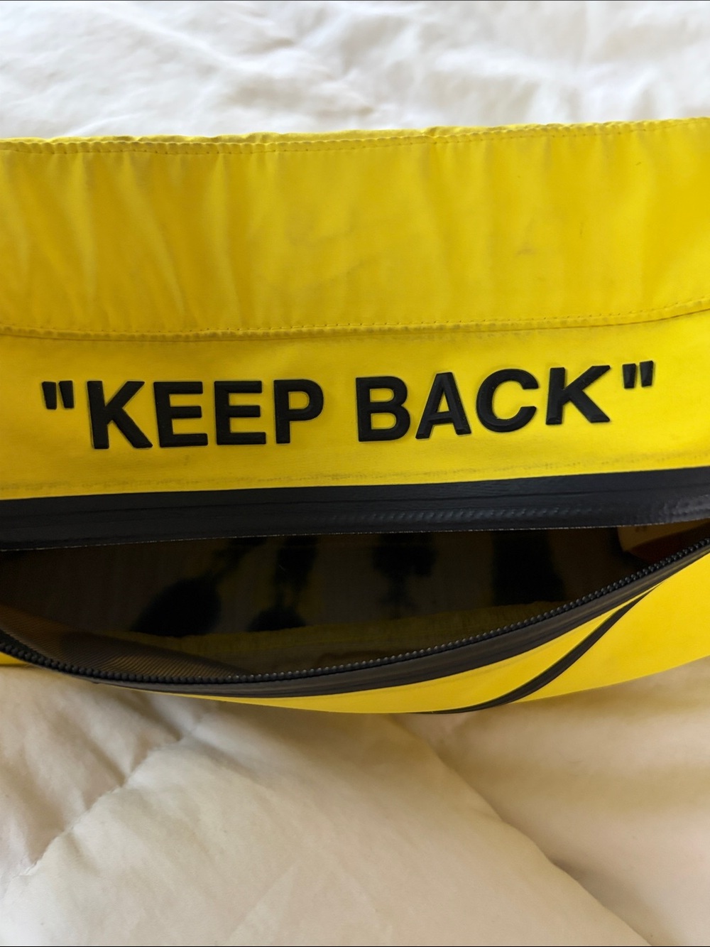 Off-White Industrial Strap Virgil Abloh Streetwear Belt Bag Nike KEEP BACK